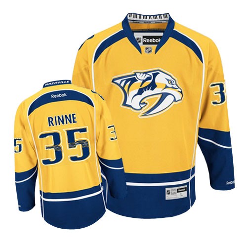Pekka Rinne Nashville Predators Reebok Authentic Third Jersey (Blue)