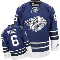 Shea Weber Nashville Predators Reebok Authentic Third Jersey (Blue)