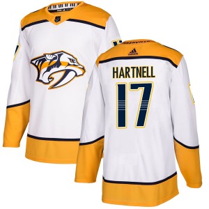 Scott Hartnell Nashville Predators Adidas Authentic Away Jersey (White)