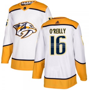 Cal O'Reilly Nashville Predators Adidas Authentic Away Jersey (White)