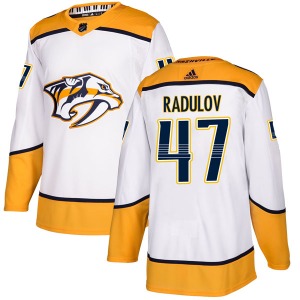 Alexander Radulov Nashville Predators Adidas Authentic Away Jersey (White)