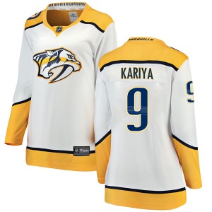 Paul Kariya Nashville Predators Fanatics Branded Women's Breakaway Away Jersey (White)