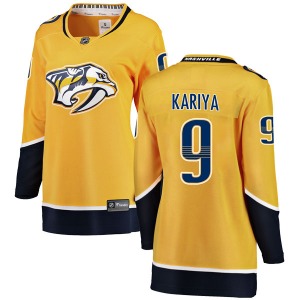 Paul Kariya Nashville Predators Fanatics Branded Women's Breakaway Home Jersey (Yellow)