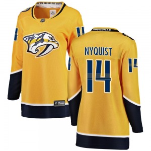 Gustav Nyquist Nashville Predators Fanatics Branded Women's Breakaway Home Jersey (Yellow)