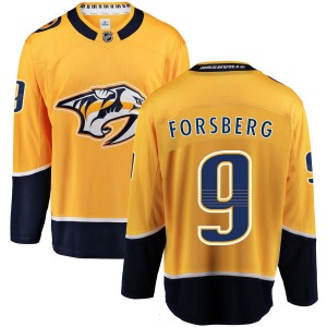 Filip Forsberg Nashville Predators Fanatics Branded Breakaway Home Jersey (Yellow)
