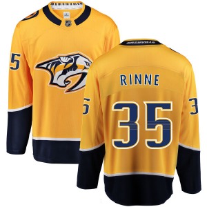 Pekka Rinne Nashville Predators Fanatics Branded Breakaway Home Jersey (Yellow)