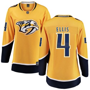 Ryan Ellis Nashville Predators Fanatics Branded Women's Breakaway Home Jersey (Yellow)