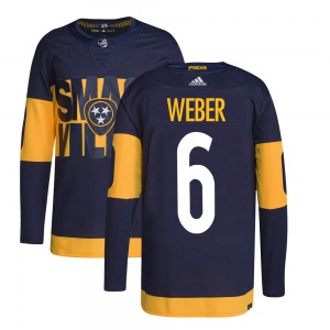 Shea Weber Nashville Predators Adidas Authentic 2022 Stadium Series Primegreen Jersey (Navy)