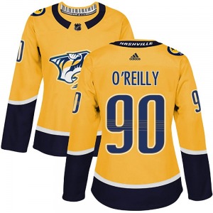 Ryan O'Reilly Nashville Predators Adidas Women's Authentic Home Jersey (Gold)