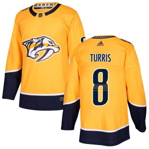 Kyle Turris Nashville Predators Adidas Youth Authentic Home Jersey (Gold)