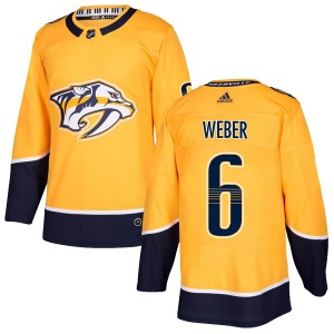 Shea Weber Nashville Predators Adidas Youth Authentic Home Jersey (Gold)