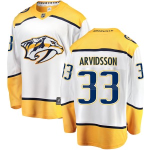 Viktor Arvidsson Nashville Predators Fanatics Branded Breakaway Away Jersey (White)