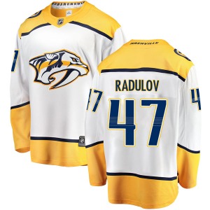 Alexander Radulov Nashville Predators Fanatics Branded Breakaway Away Jersey (White)