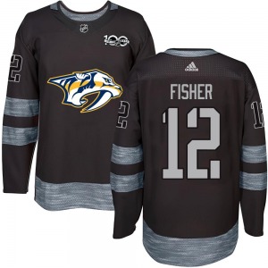 Mike Fisher Nashville Predators Youth Authentic 1917-2017 100th Anniversary Jersey (Black)