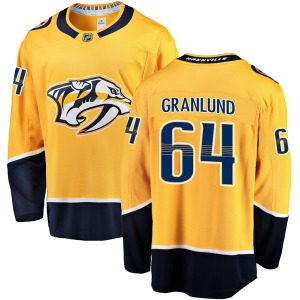 Mikael Granlund Nashville Predators Fanatics Branded Breakaway Home Jersey (Gold)