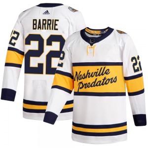 Tyson Barrie Nashville Predators Adidas Youth Authentic 2020 Winter Classic Player Jersey (White)