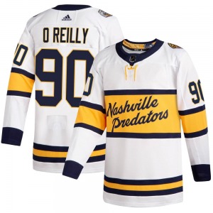 Ryan O'Reilly Nashville Predators Adidas Youth Authentic 2020 Winter Classic Player Jersey (White)