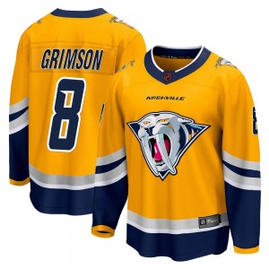Stu Grimson Nashville Predators Fanatics Branded Breakaway Special Edition 2.0 Jersey (Yellow)