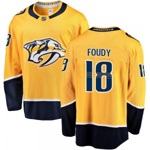Liam Foudy Nashville Predators Fanatics Branded Youth Breakaway Home Jersey (Gold)