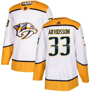 Viktor Arvidsson Nashville Predators Adidas Youth Authentic Away Jersey (White)