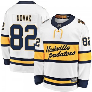 Tommy Novak Nashville Predators Fanatics Branded Youth Breakaway 2020 Winter Classic Player Jersey (White)